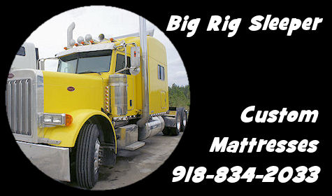 Semi Truck Big Rig Sleeper Mattress
